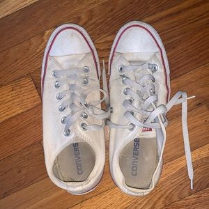 White low top converse